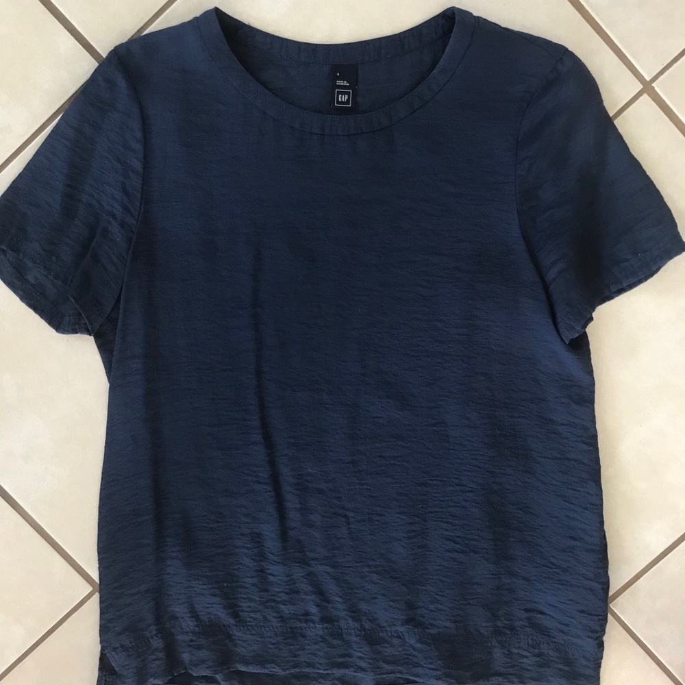 Navy Blue Gap Blouse